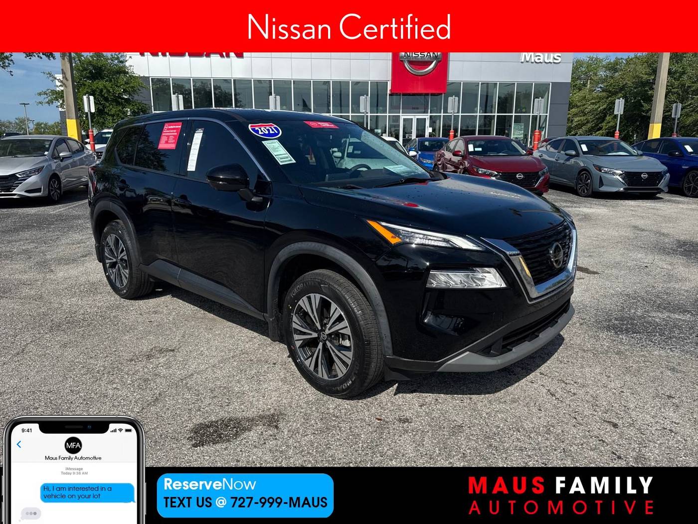 2021 Nissan Rogue SV — SUV — 25,457 mi — New Port Richey, FL