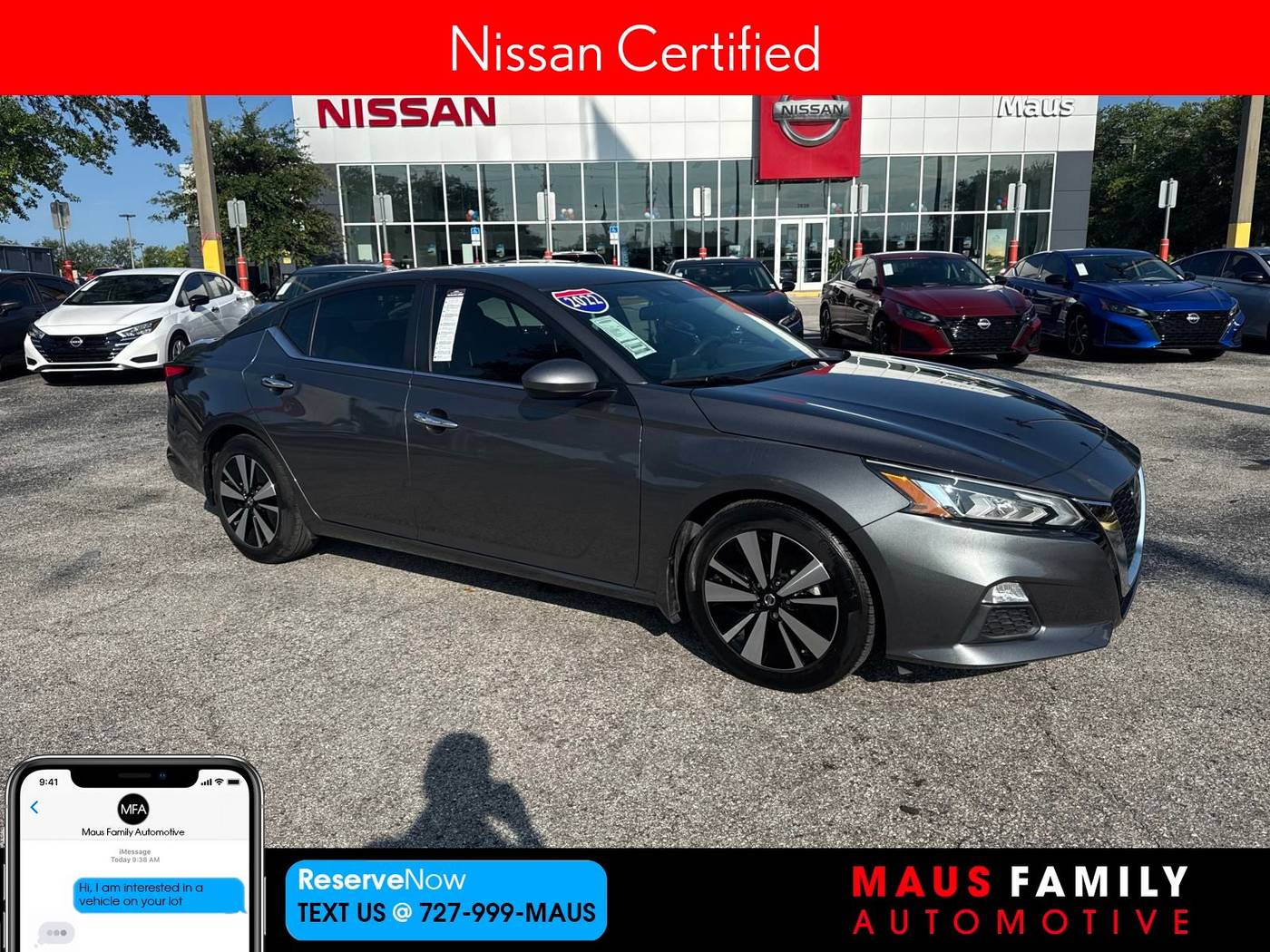2022 Nissan Altima SV — Sedan — 10,983 mi — New Port Richey, FL