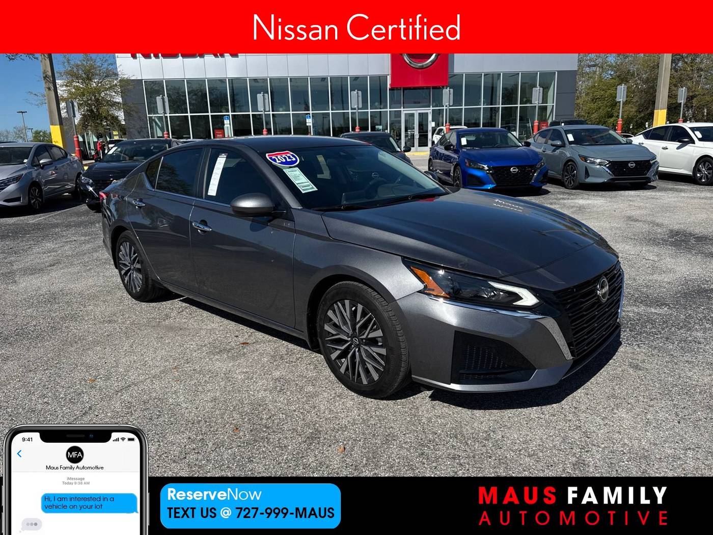 2023 Nissan Altima SV — Sedan — 11,017 mi — New Port Richey, FL