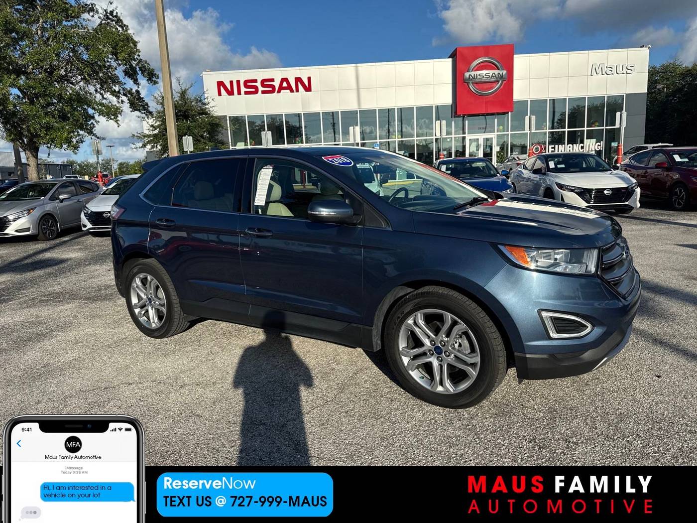 2018 Ford Edge Titanium — SUV — 53,678 mi — New Port Richey, FL