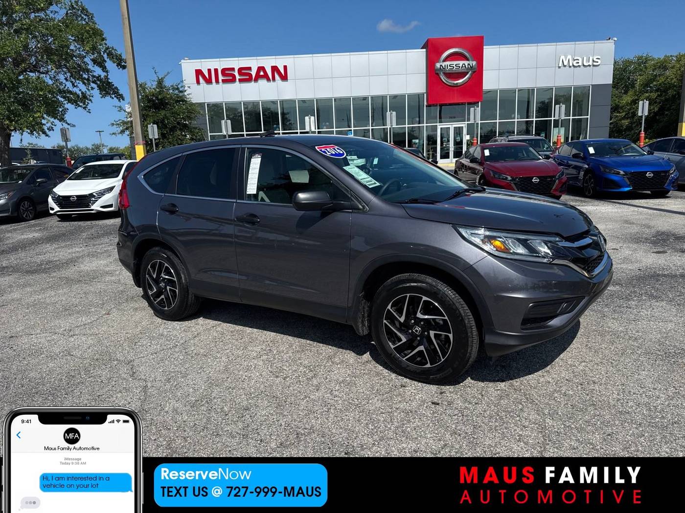 2016 Honda CR-V SE — SUV — 25,821 mi — New Port Richey, FL