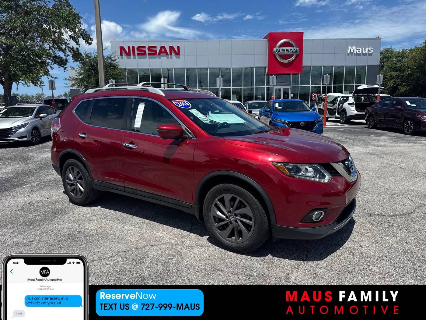 2016 Nissan Rogue SL — SUV — 63,490 mi — New Port Richey, FL