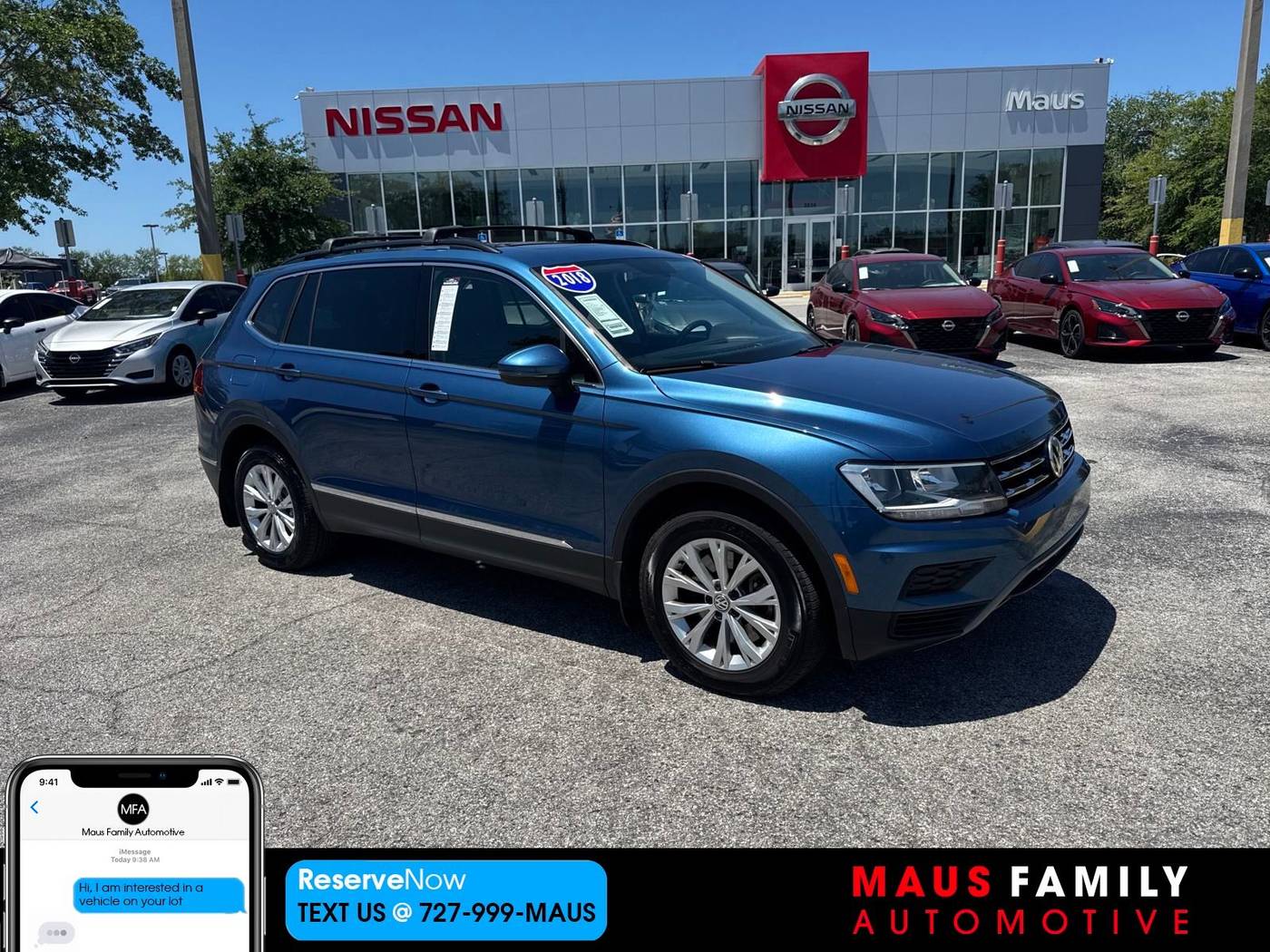 2018 Volkswagen Tiguan SE — SUV — 69,500 mi — New Port Richey, FL