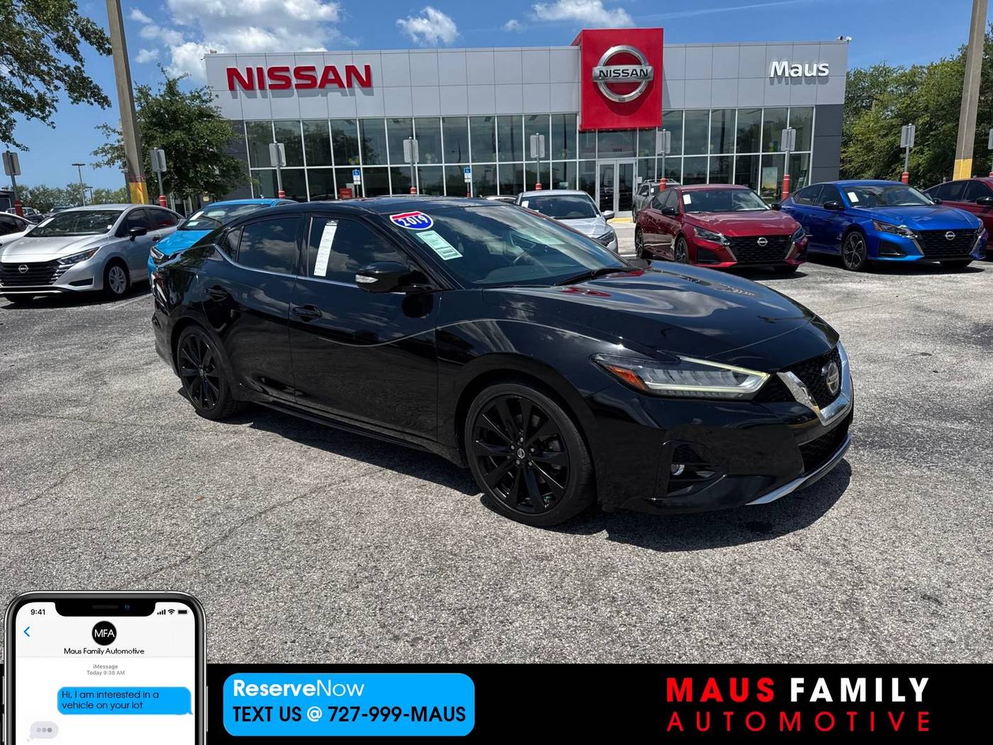 2019 Nissan Maxima SR — Sedan — 85,856 mi — New Port Richey, FL