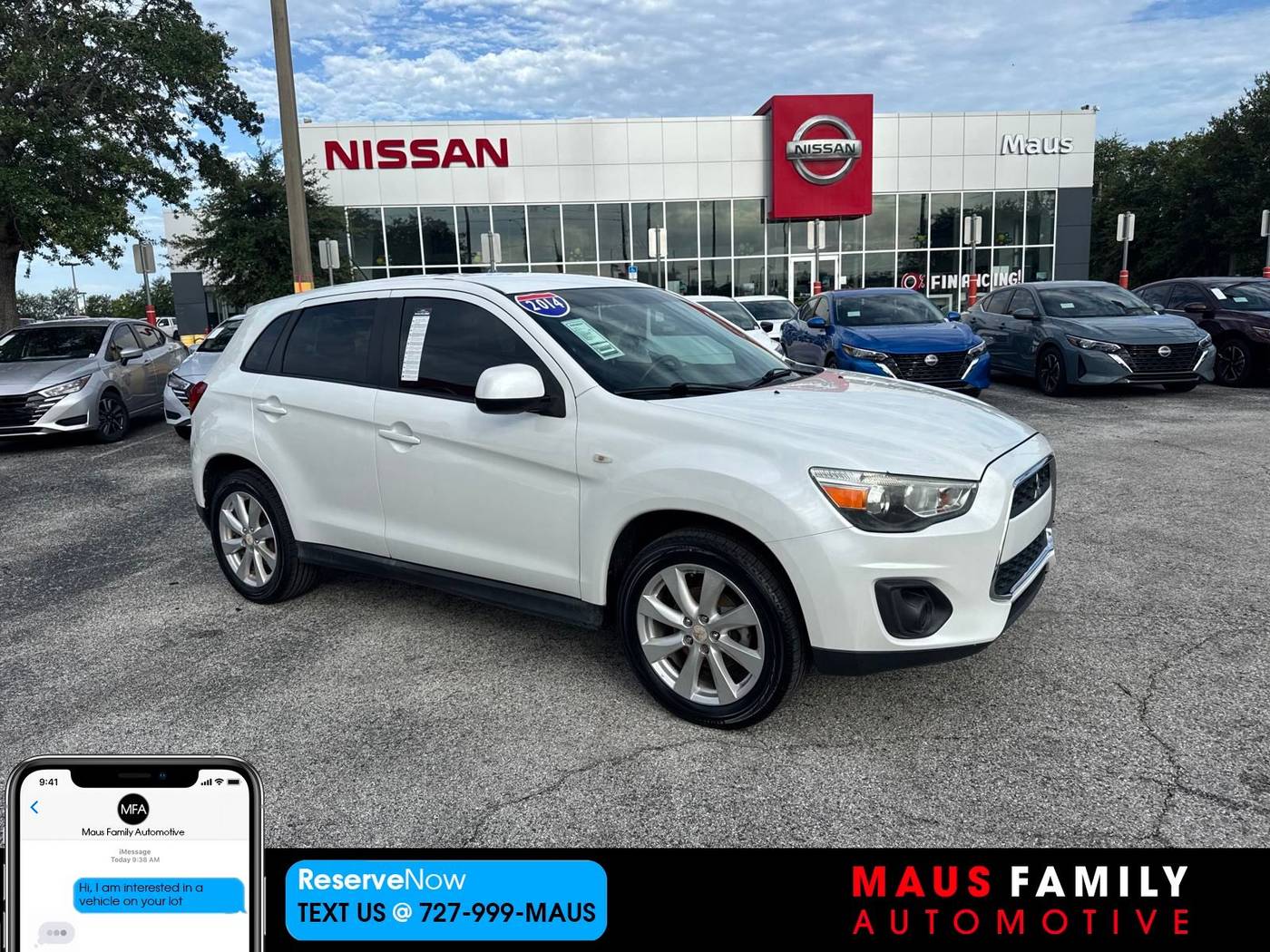 2014 Mitsubishi Outlander Sport ES — SUV — 125,713 mi — New Port Richey, FL