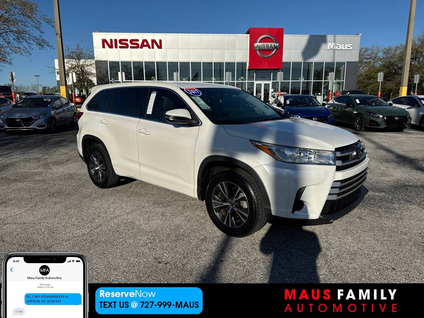 2017 Toyota Highlander LE — SUV — 83,567 mi — New Port Richey, FL