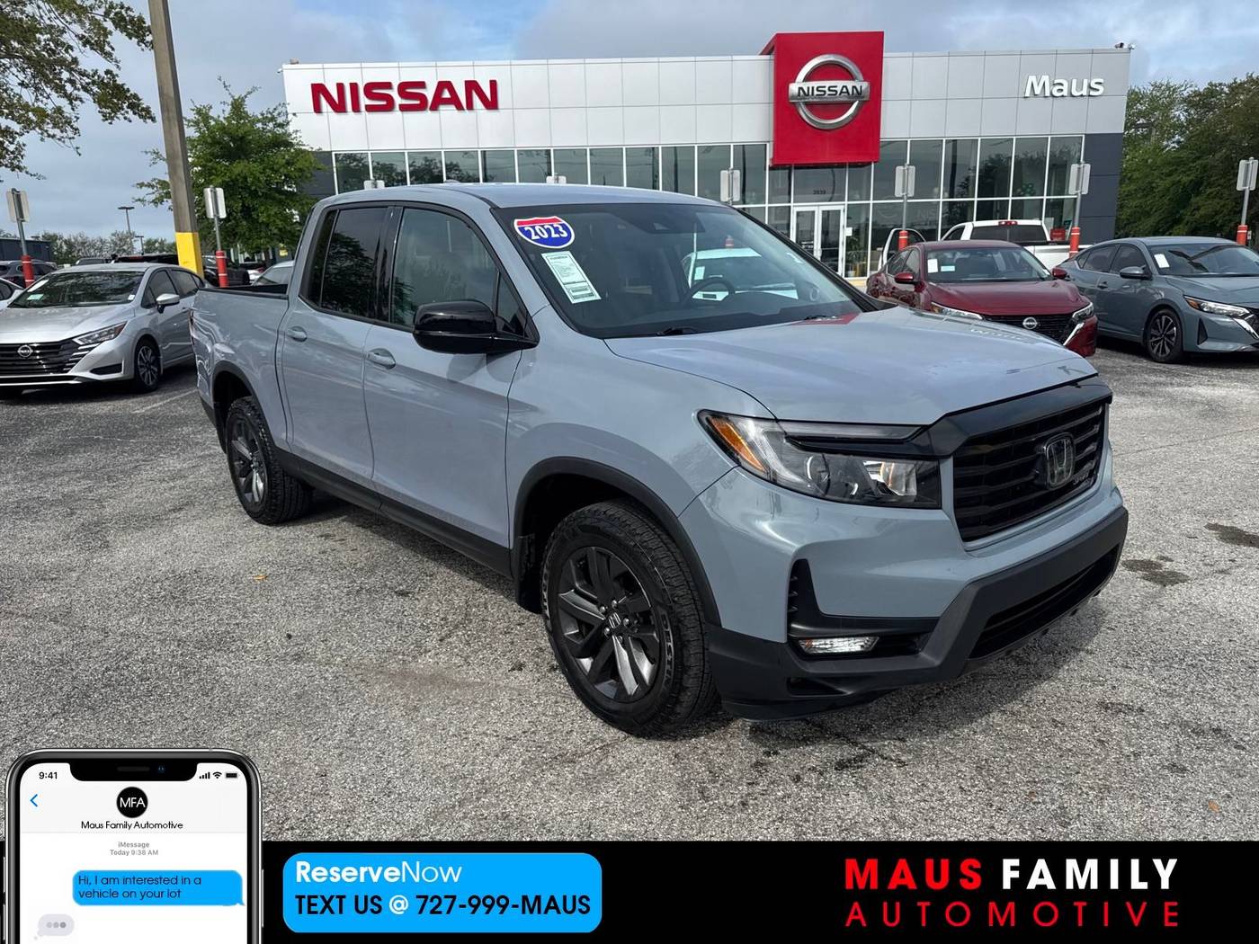 2023 Honda Ridgeline Sport — Pickup Truck — 18,154 mi — New Port Richey, FL