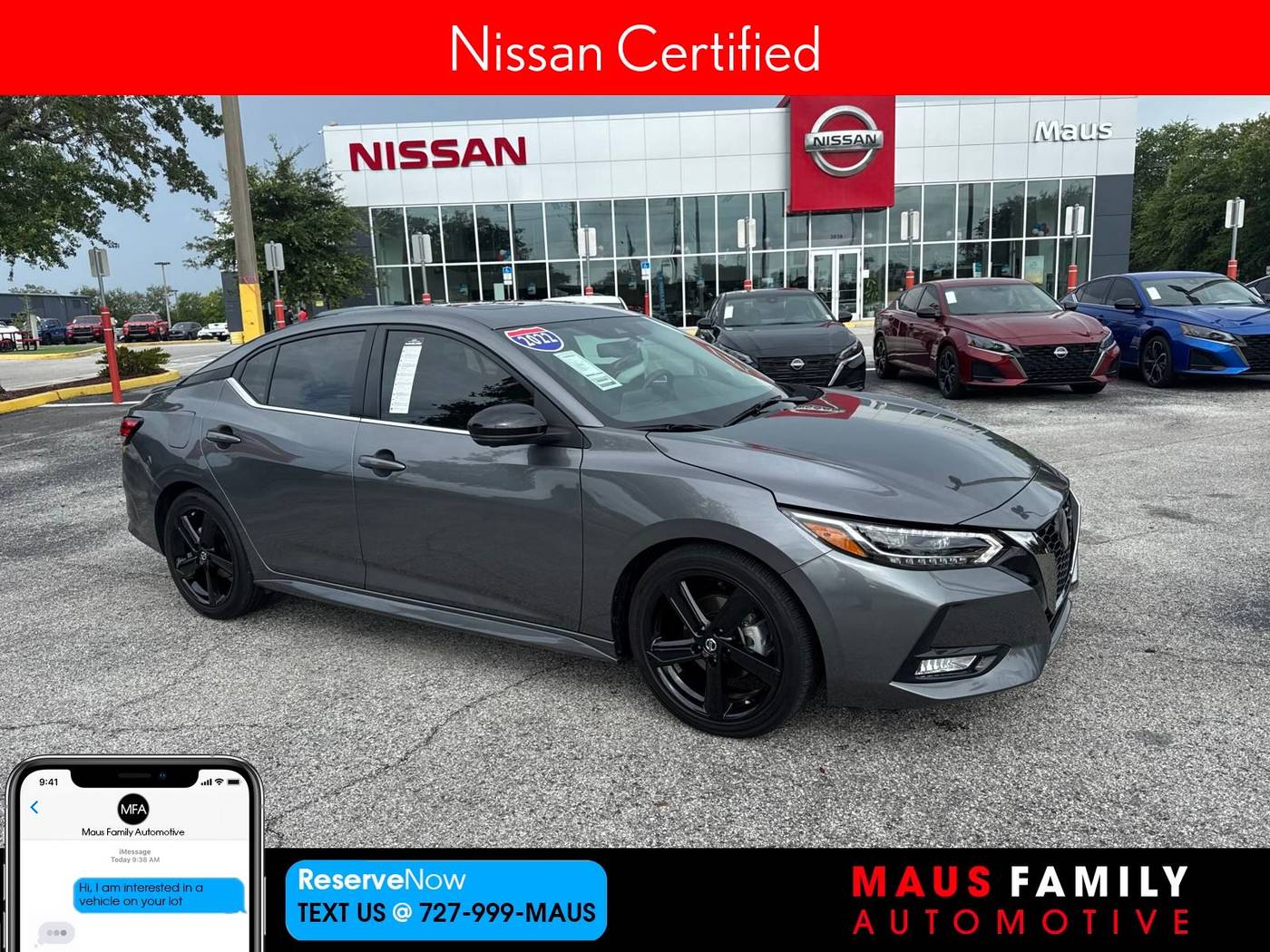 2022 Nissan Sentra SR — Sedan — 9,817 mi — New Port Richey, FL
