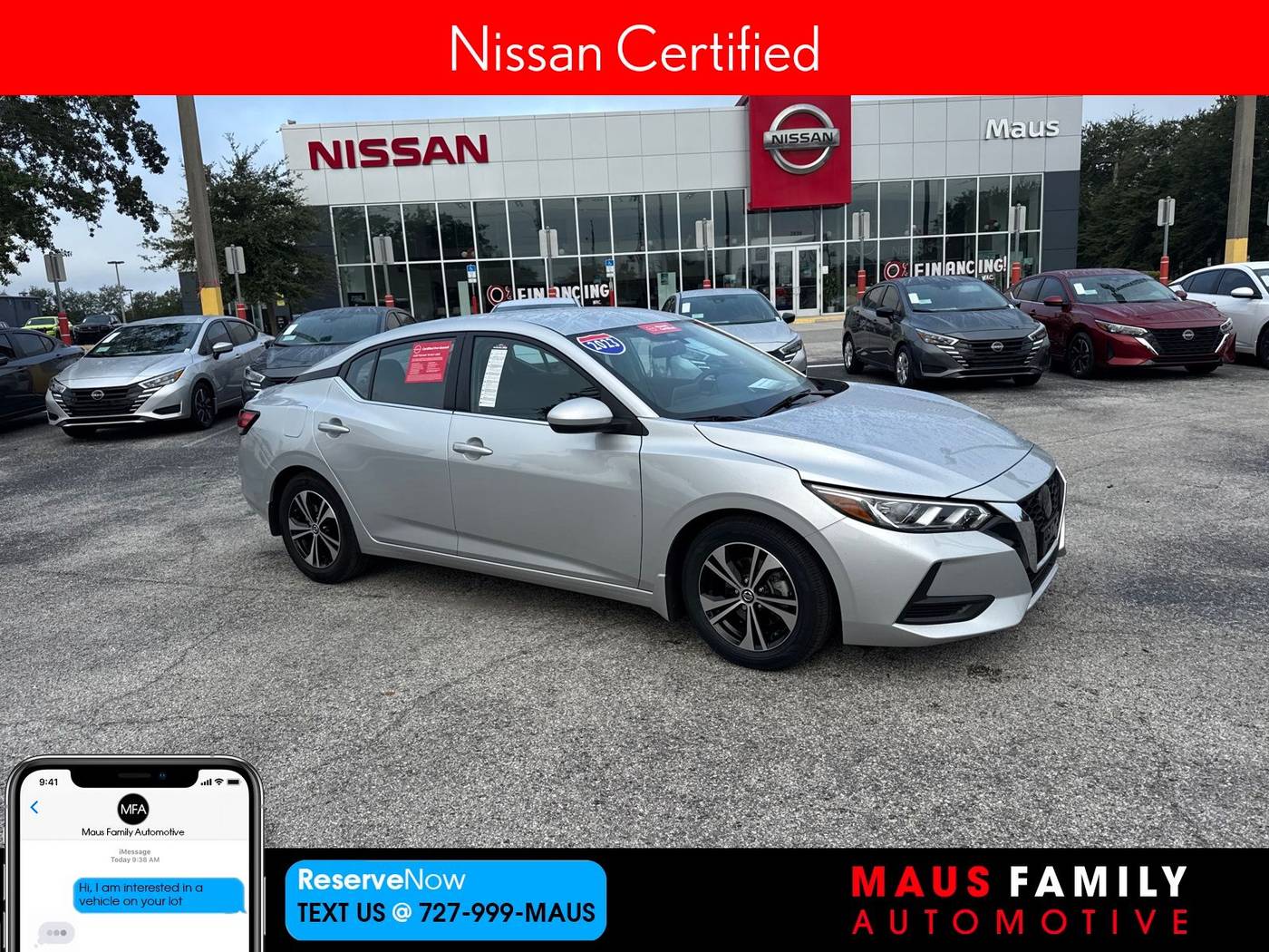 2023 Nissan Sentra SV — Sedan — 24,850 mi — New Port Richey, FL