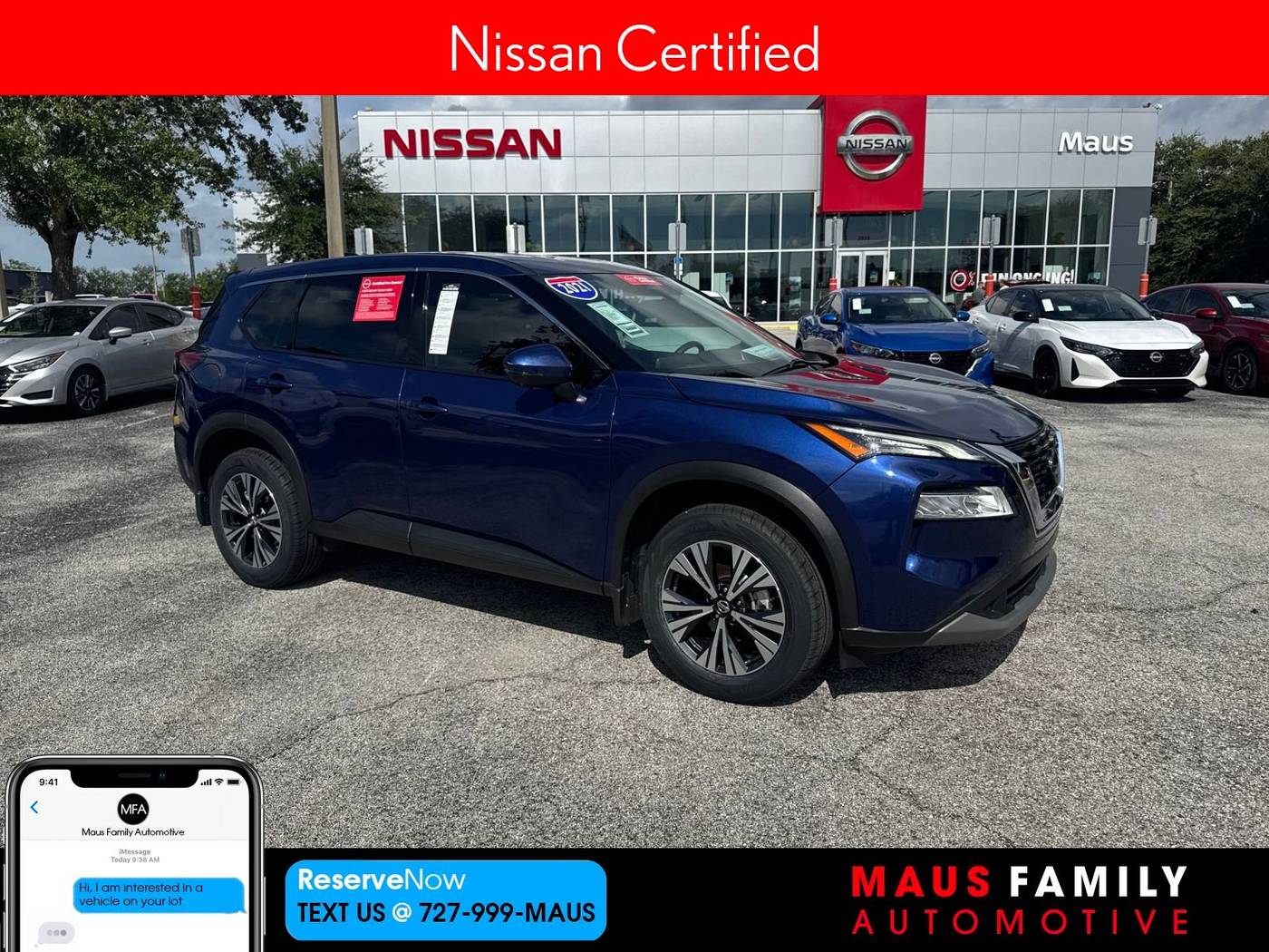 2021 Nissan Rogue SV — SUV — 21,803 mi — New Port Richey, FL