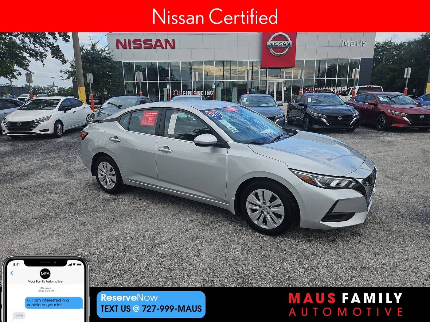 2023 Nissan Sentra S — Sedan — 11,316 mi — New Port Richey, FL