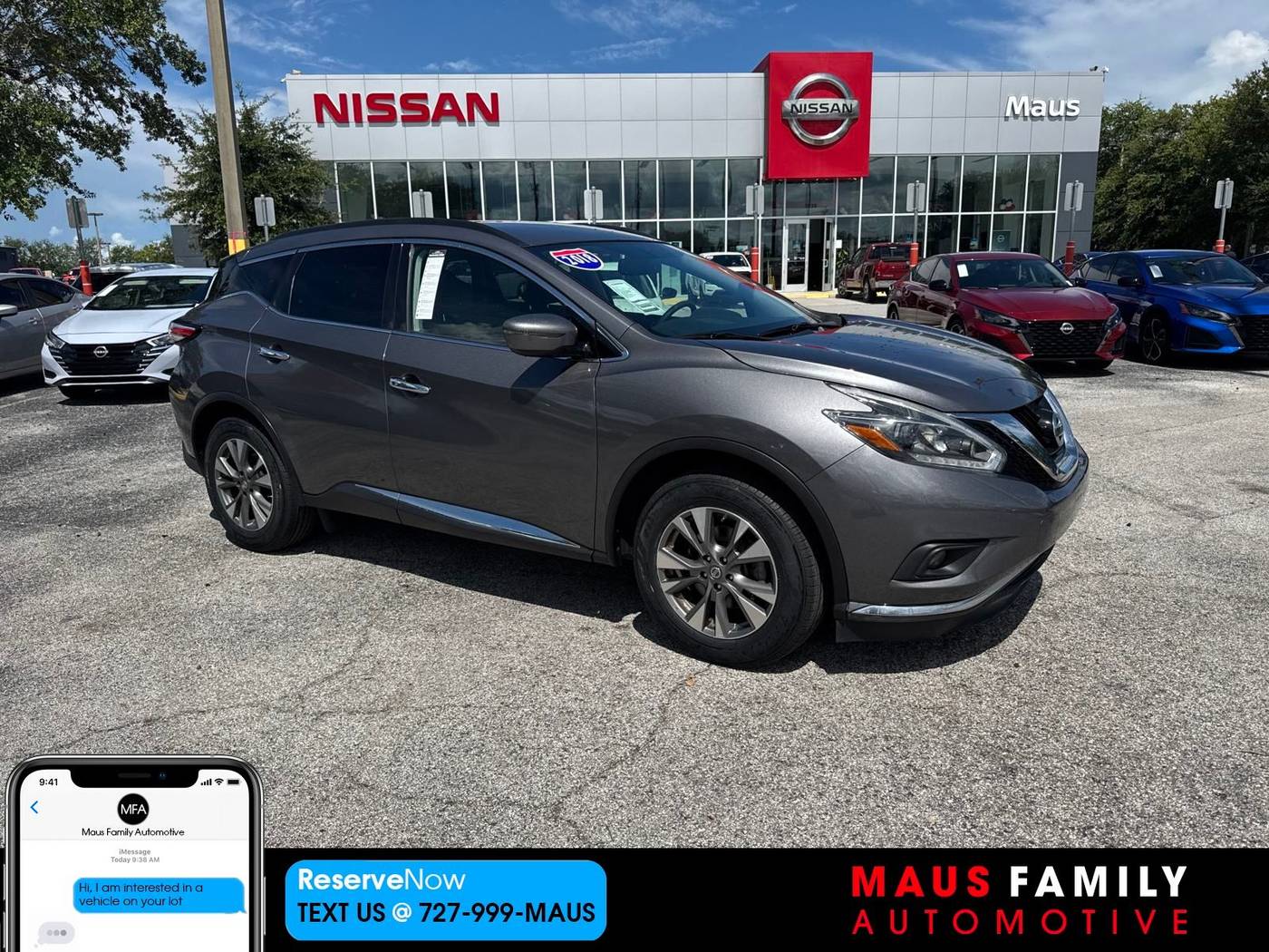 2018 Nissan Murano SV — SUV — 32,685 mi — New Port Richey, FL