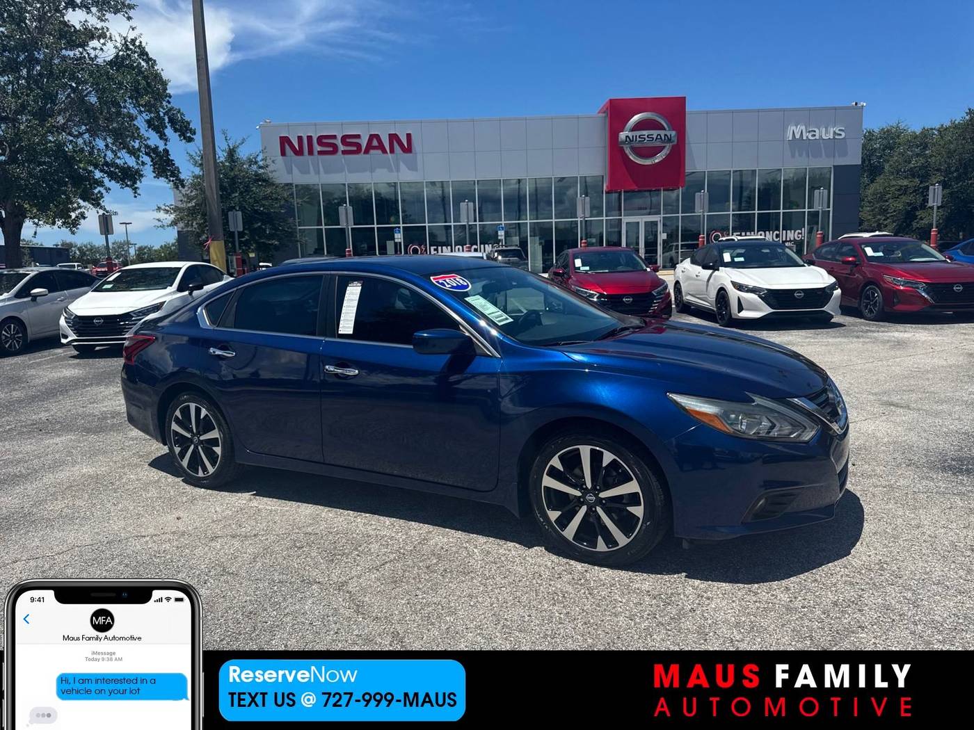 2018 Nissan Altima 2.5 SR — Sedan — 34,288 mi — New Port Richey, FL