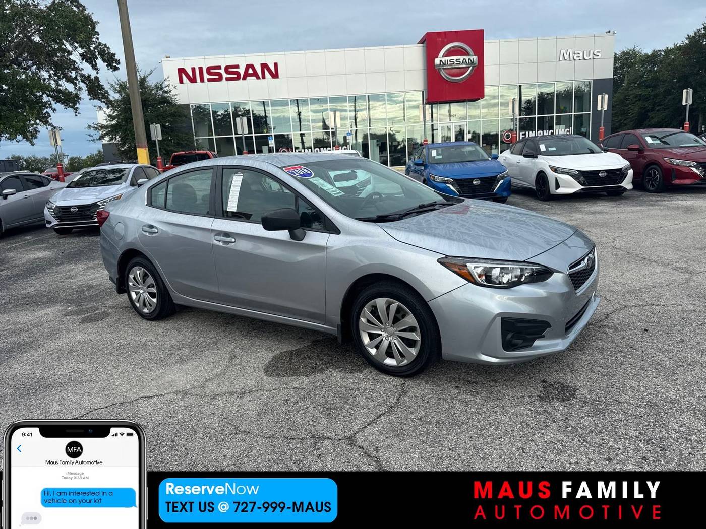 2018 Subaru Impreza 2.0i — Sedan — 24,737 mi — New Port Richey, FL