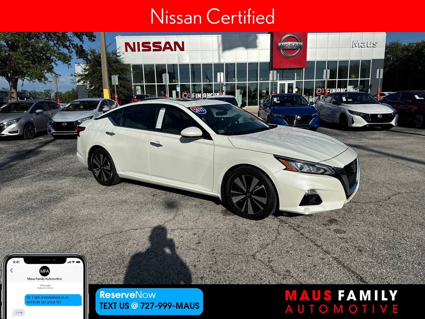 2022 Nissan Altima SL — Sedan — 14,995 mi — New Port Richey, FL