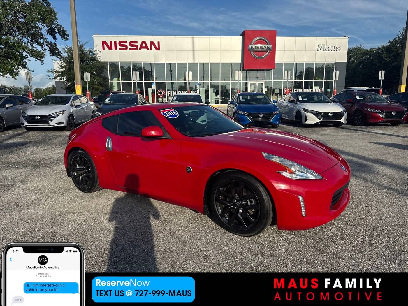 2016 Nissan 370Z Touring — Coupe — 91,741 mi — New Port Richey, FL