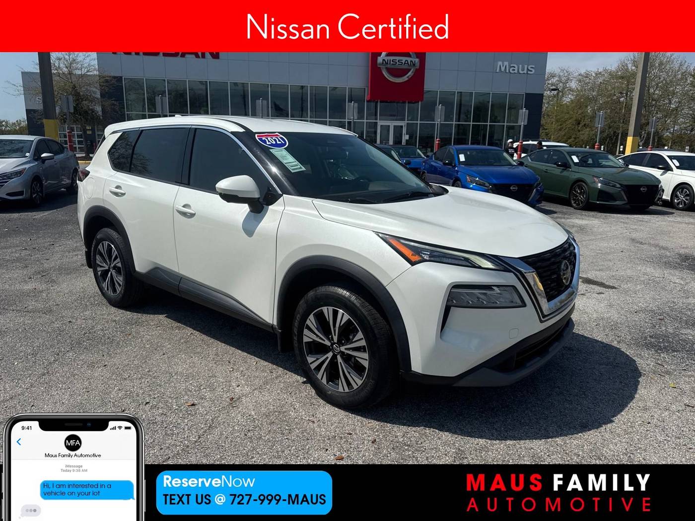 2021 Nissan Rogue SV — SUV — 17,940 mi — New Port Richey, FL
