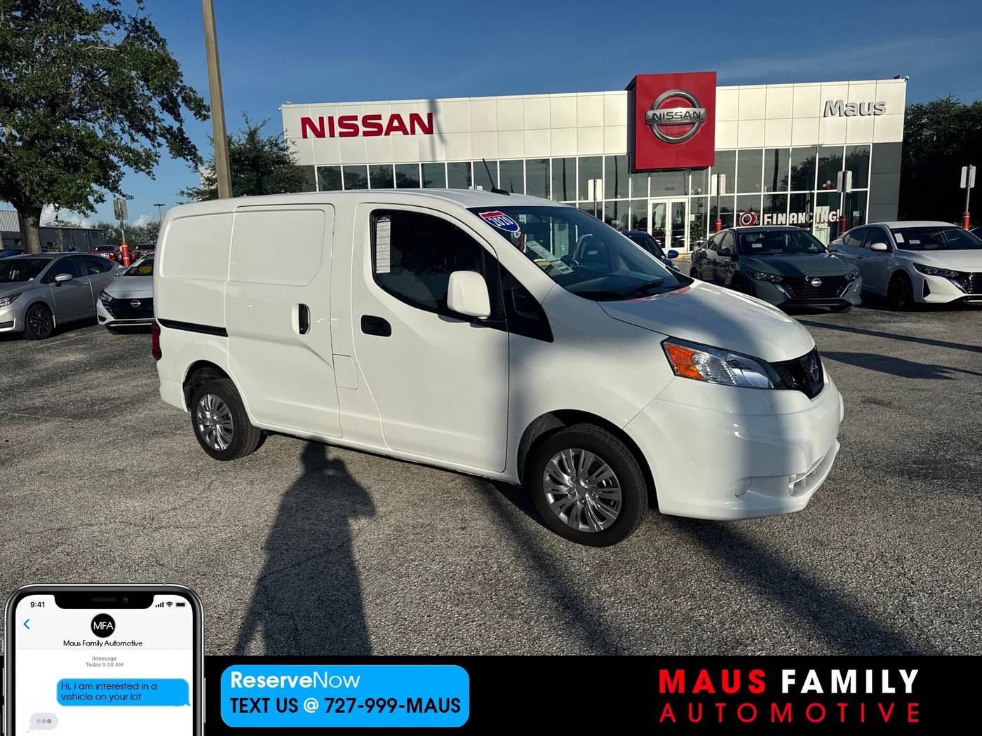 2020 Nissan NV200 Compact Cargo SV — Cargo Van — 35,349 mi — New Port Richey, FL