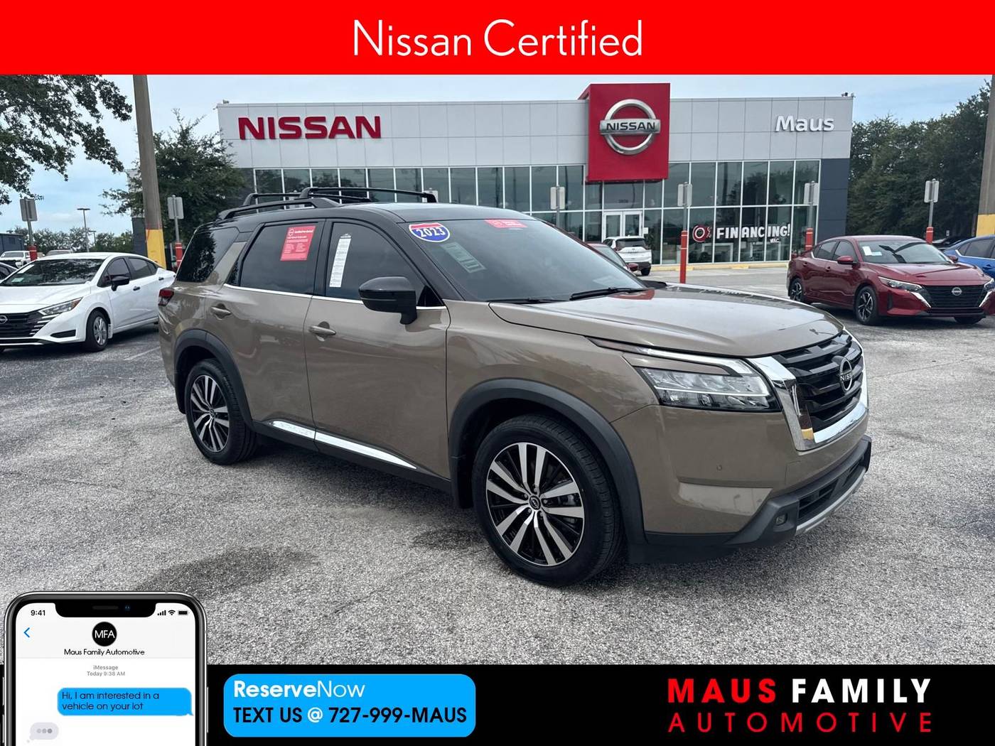 2023 Nissan Pathfinder Platinum — SUV — 35,939 mi — New Port Richey, FL