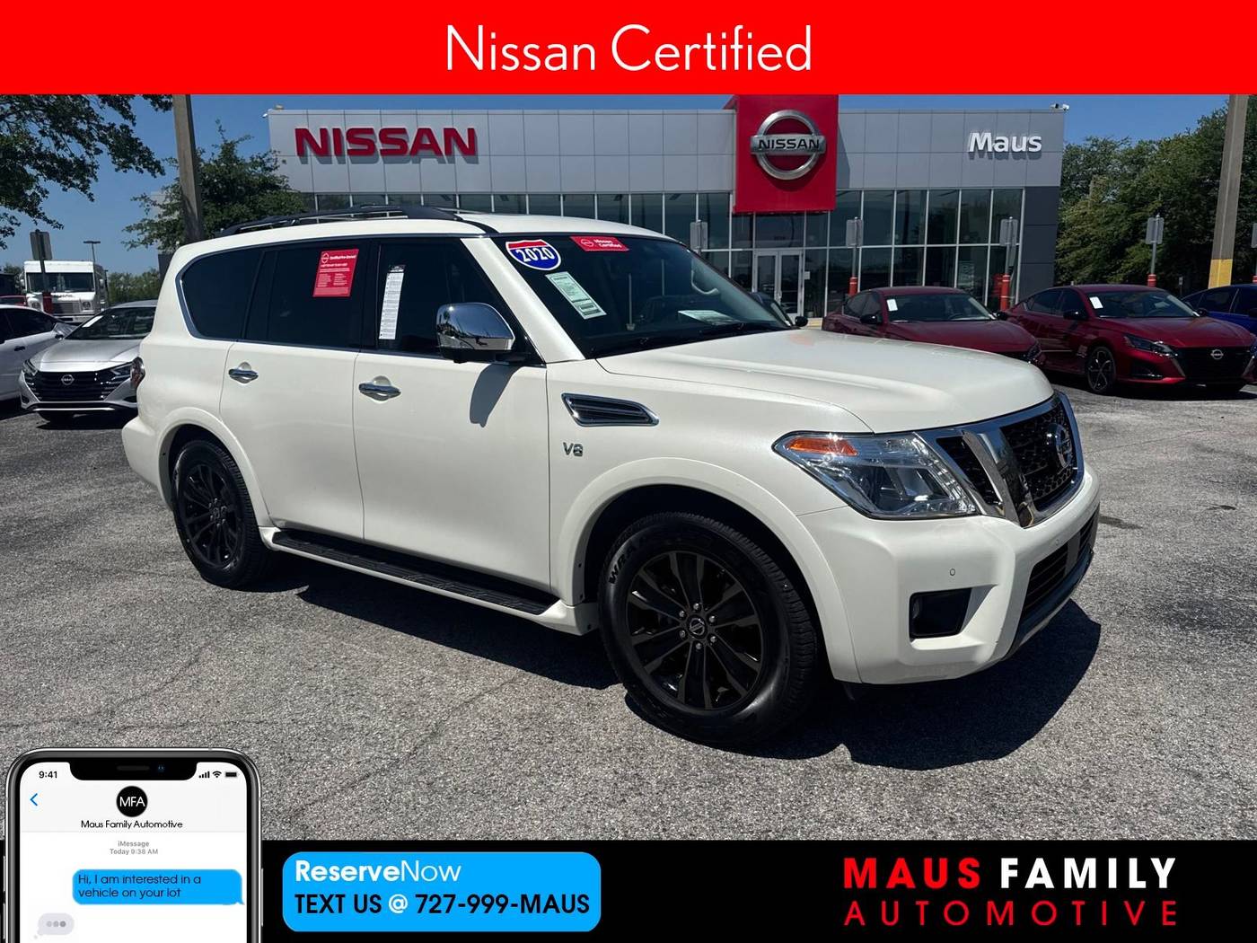 2020 Nissan Armada Platinum — SUV — 65,122 mi — New Port Richey, FL