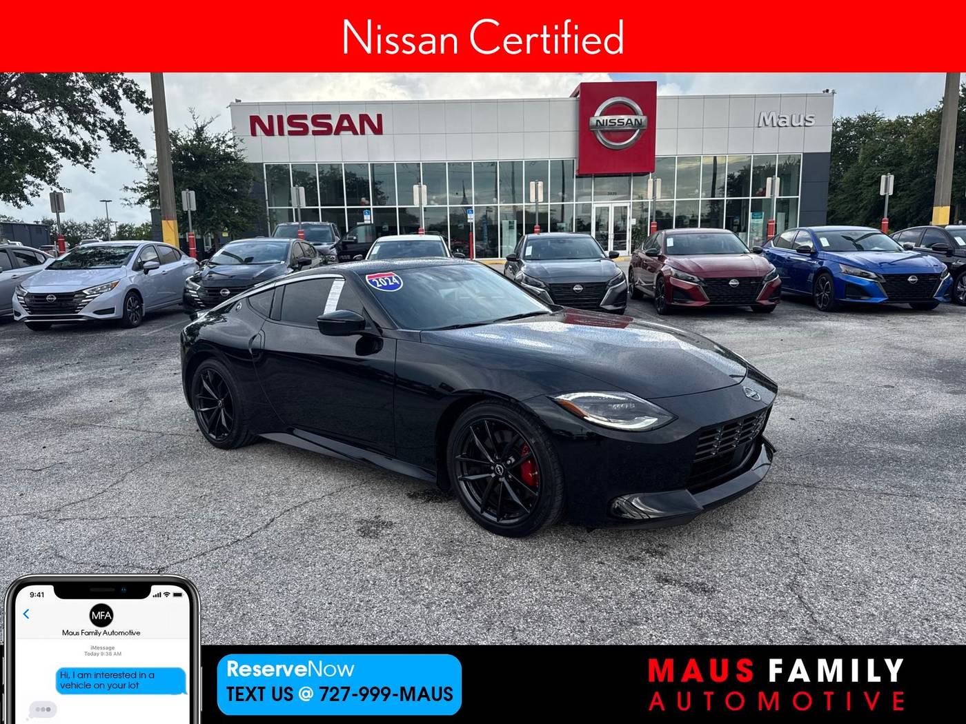 2024 Nissan Z Performance — Coupe — 1,106 mi — New Port Richey, FL
