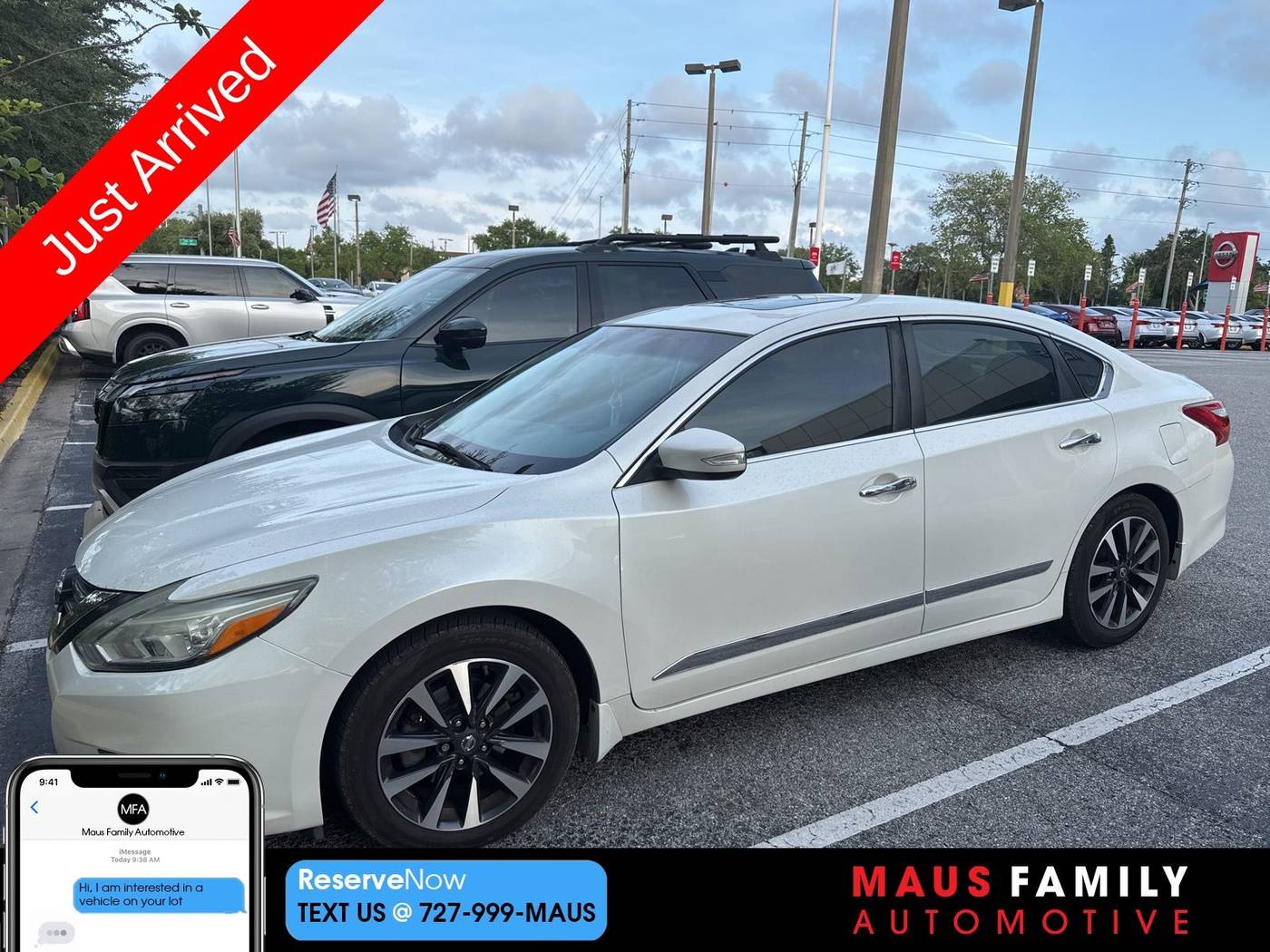 2016 Nissan Altima 2.5 SV — Sedan — 72,564 mi — New Port Richey, FL