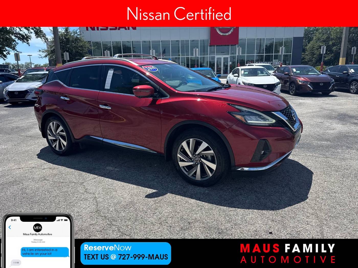 2019 Nissan Murano SL — SUV — 38,361 mi — New Port Richey, FL
