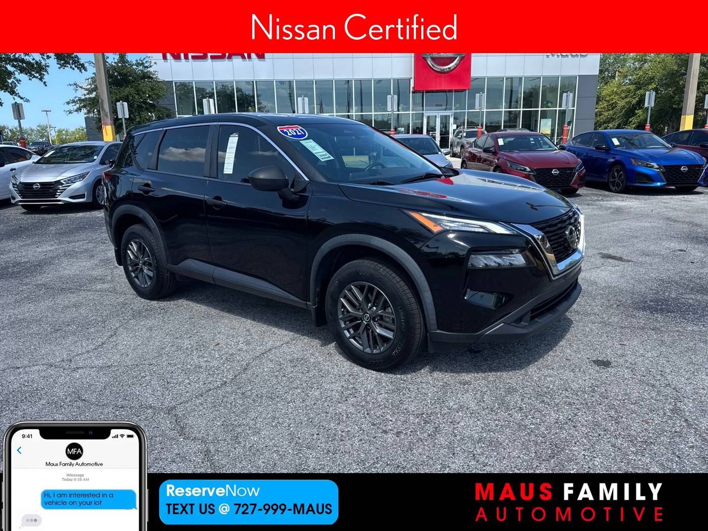 2021 Nissan Rogue S — SUV — 63,220 mi — New Port Richey, FL