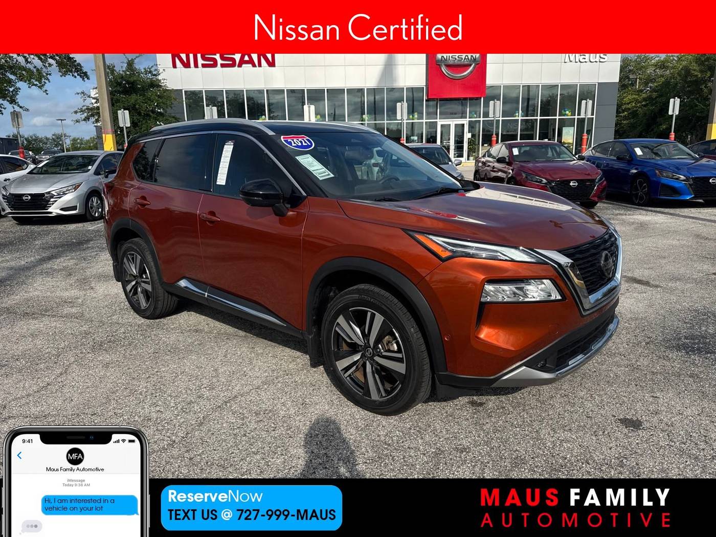 2021 Nissan Rogue Platinum — SUV — 22,019 mi — New Port Richey, FL
