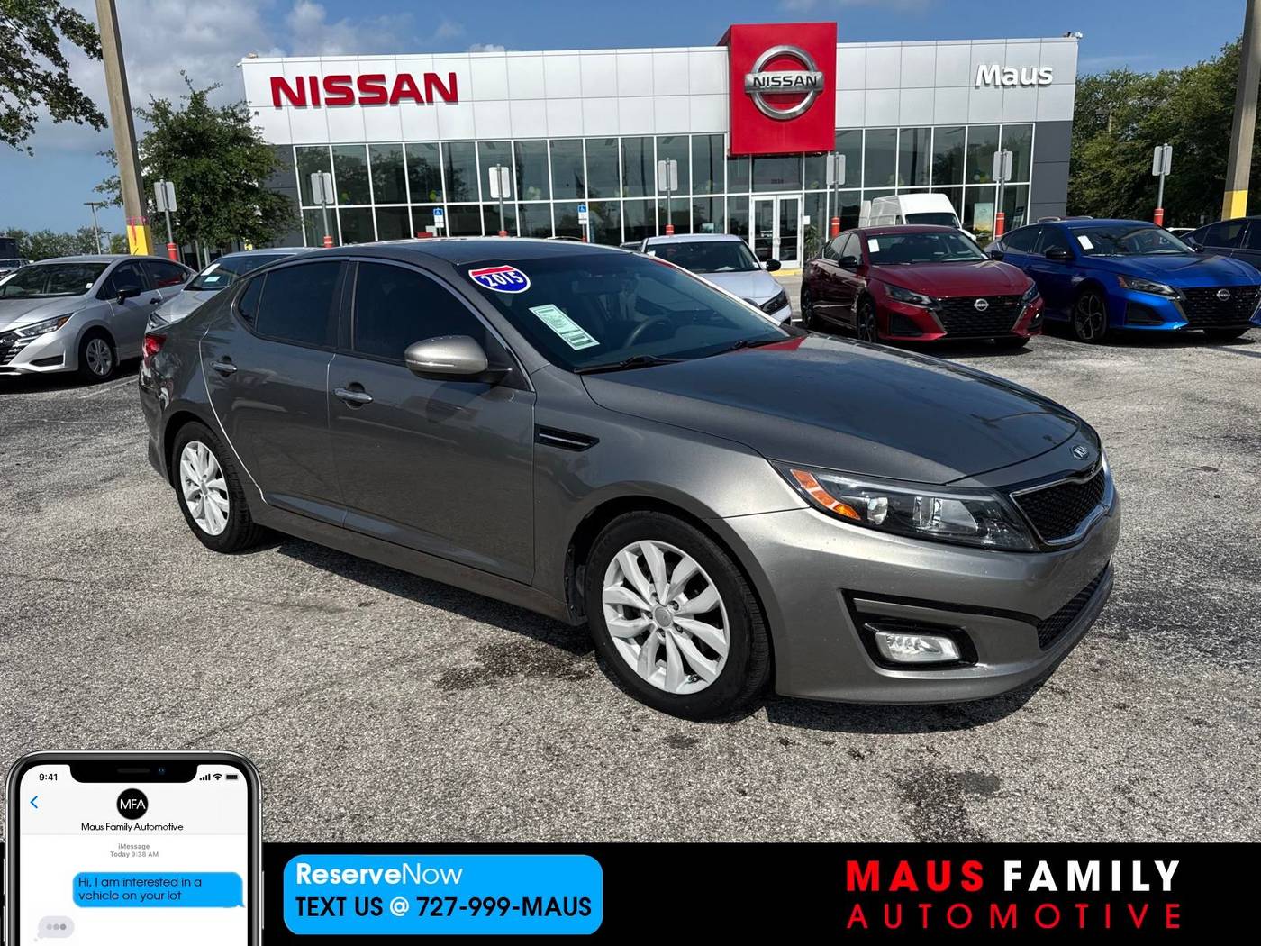 2015 Kia Optima LX — Sedan — 110,999 mi — New Port Richey, FL