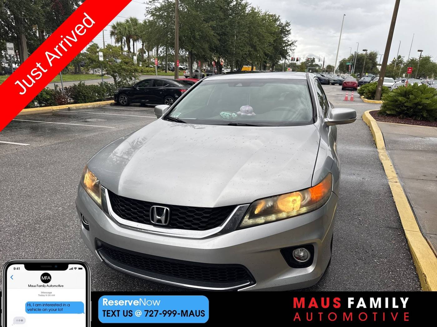 2014 Honda Accord EX-L V6 — Coupe — 129,639 mi — New Port Richey, FL