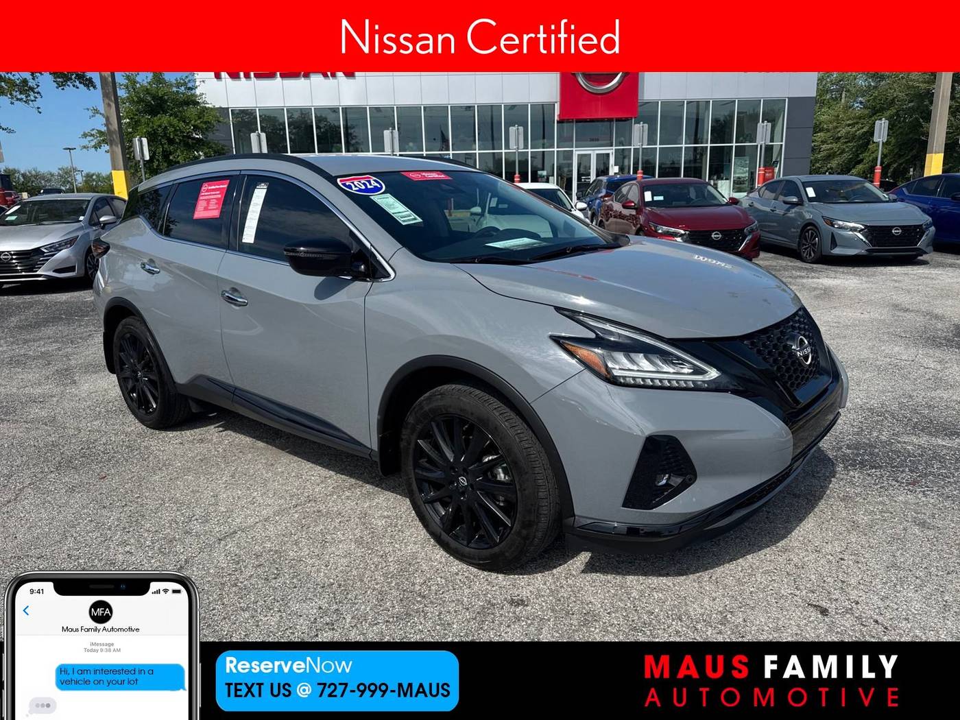 2024 Nissan Murano SV — SUV — 17,162 mi — New Port Richey, FL