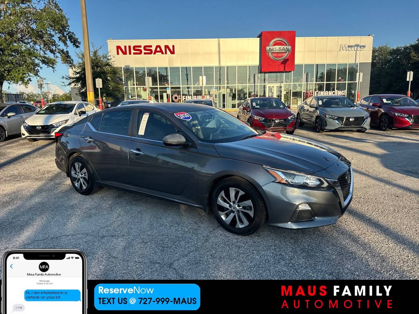 2020 Nissan Altima S — Sedan — 68,160 mi — New Port Richey, FL