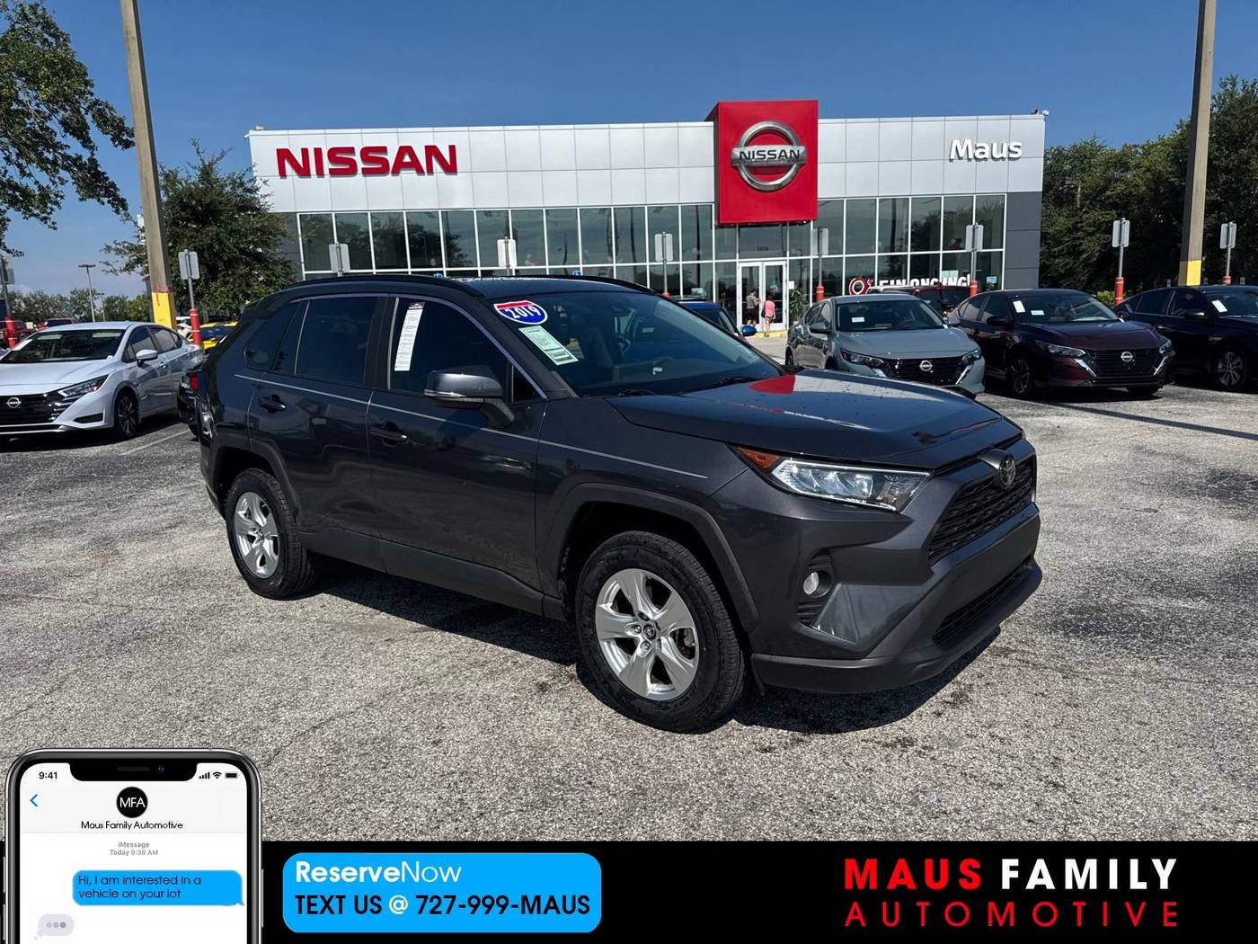 2019 Toyota RAV4 XLE — SUV — 49,227 mi — New Port Richey, FL