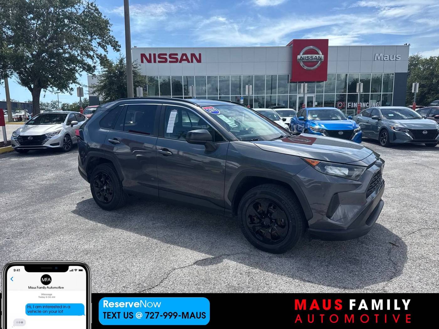 2019 Toyota RAV4 LE — SUV — 92,805 mi — New Port Richey, FL