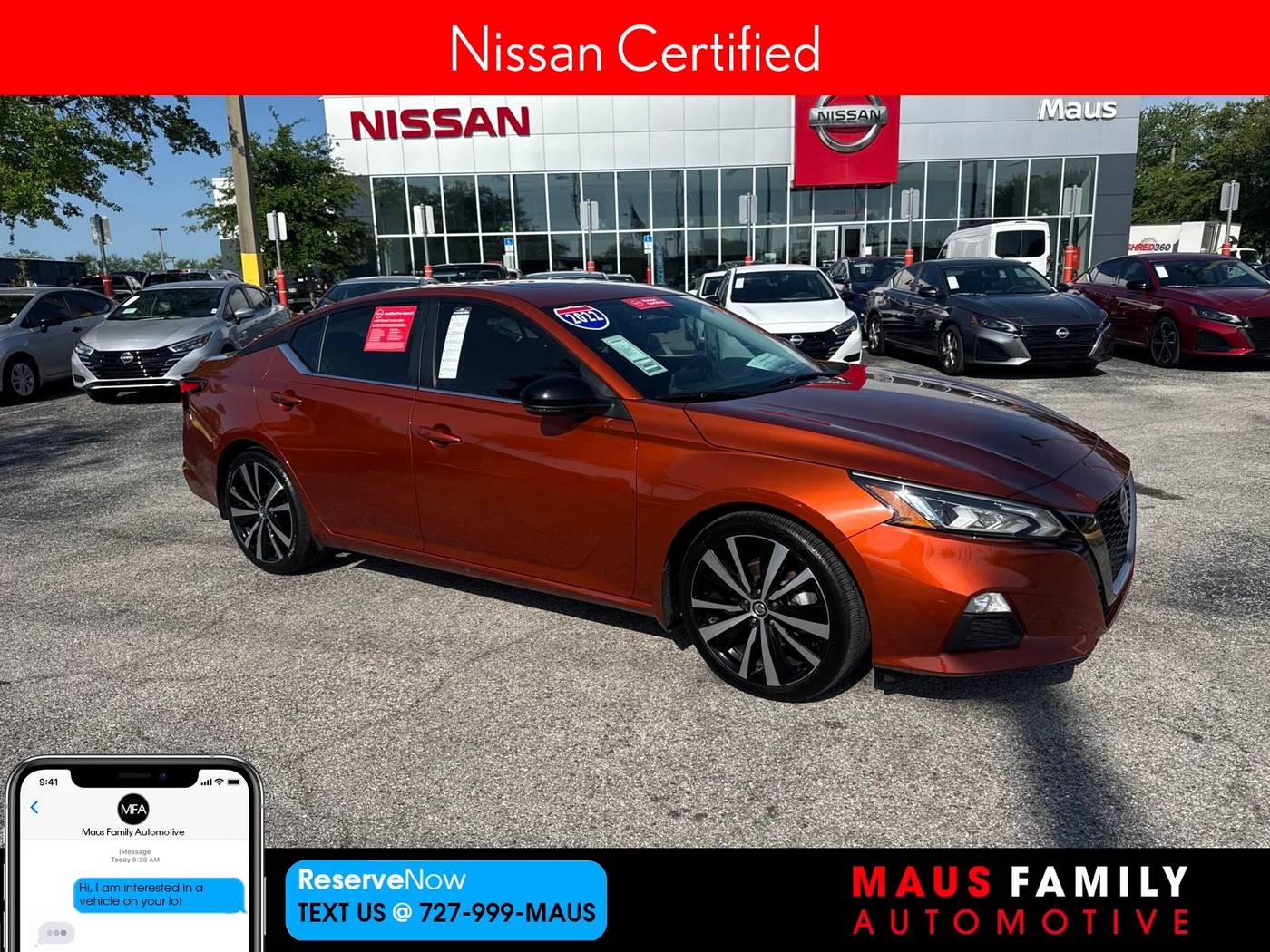2022 Nissan Altima SR — Sedan — 30,000 mi — New Port Richey, FL