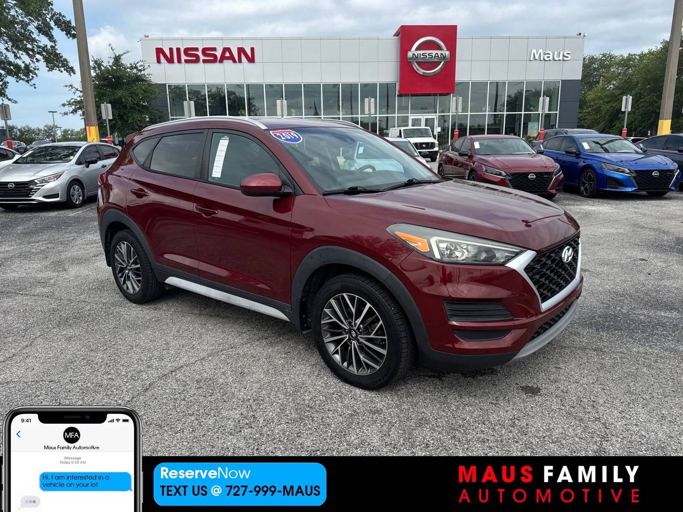 2019 Hyundai Tucson SEL — SUV — 42,176 mi — New Port Richey, FL