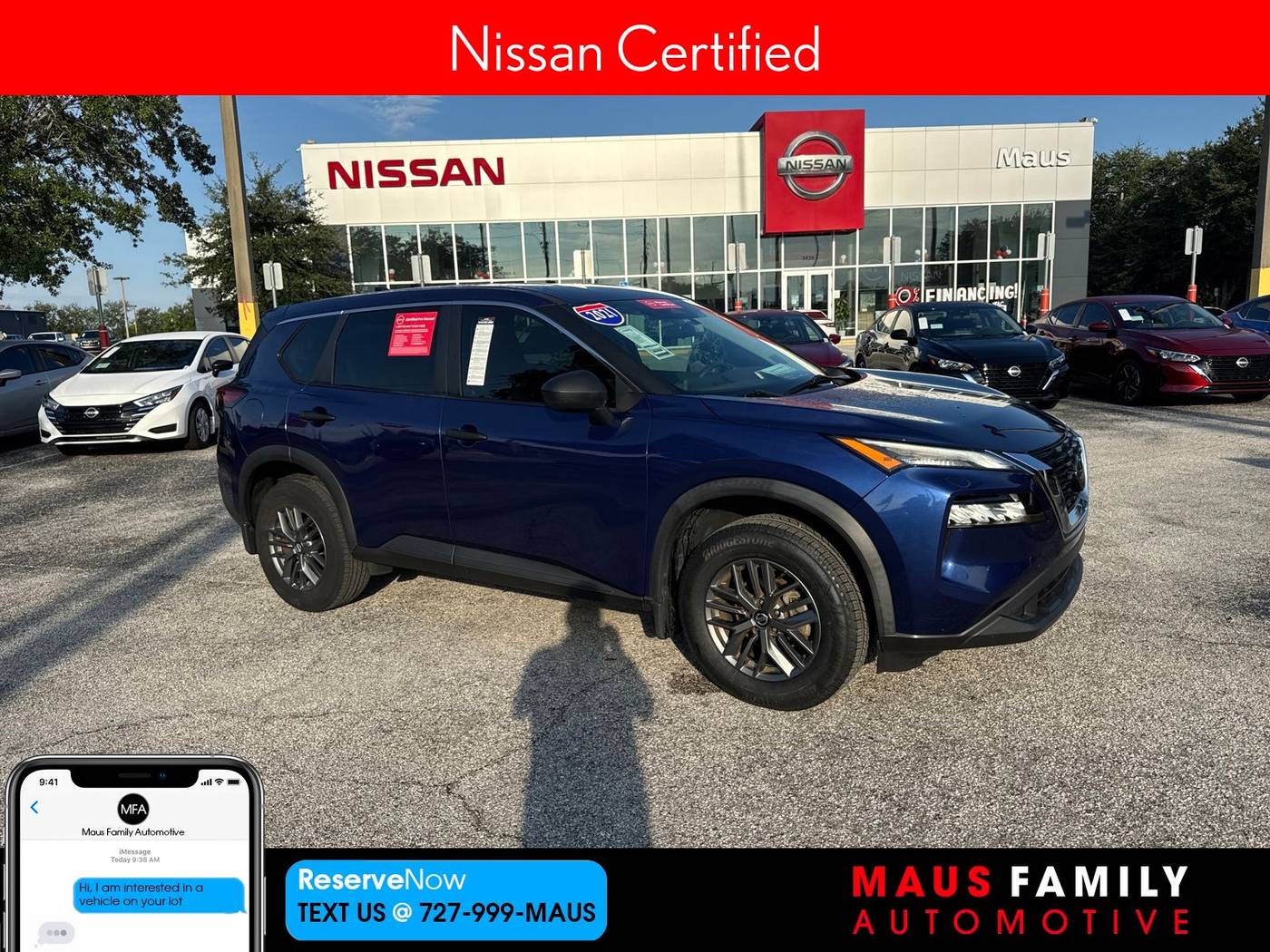 2021 Nissan Rogue S — SUV — 36,744 mi — New Port Richey, FL