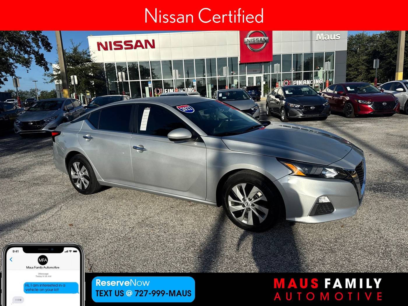 2022 Nissan Altima S — Sedan — 27,891 mi — New Port Richey, FL