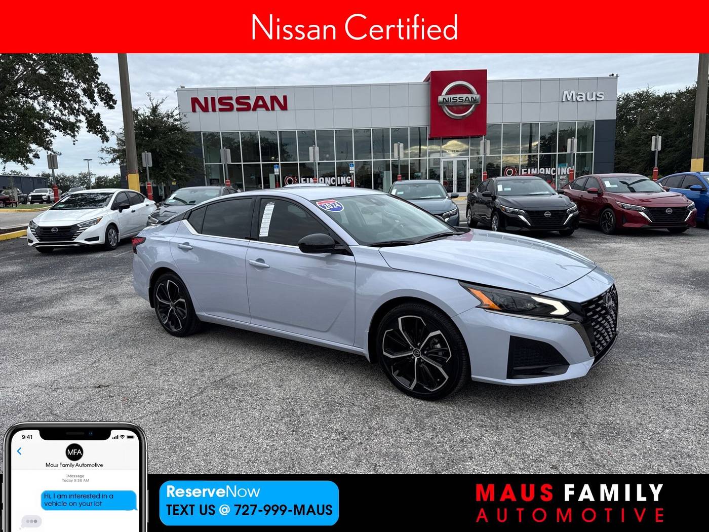 2024 Nissan Altima SR — Sedan — 7,134 mi — New Port Richey, FL