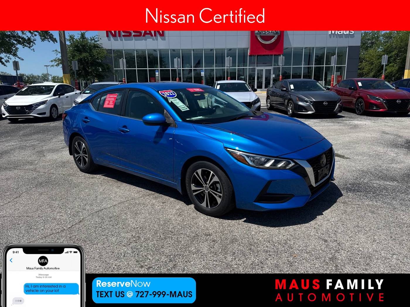 2022 Nissan Sentra SV — Sedan — 27,894 mi — New Port Richey, FL