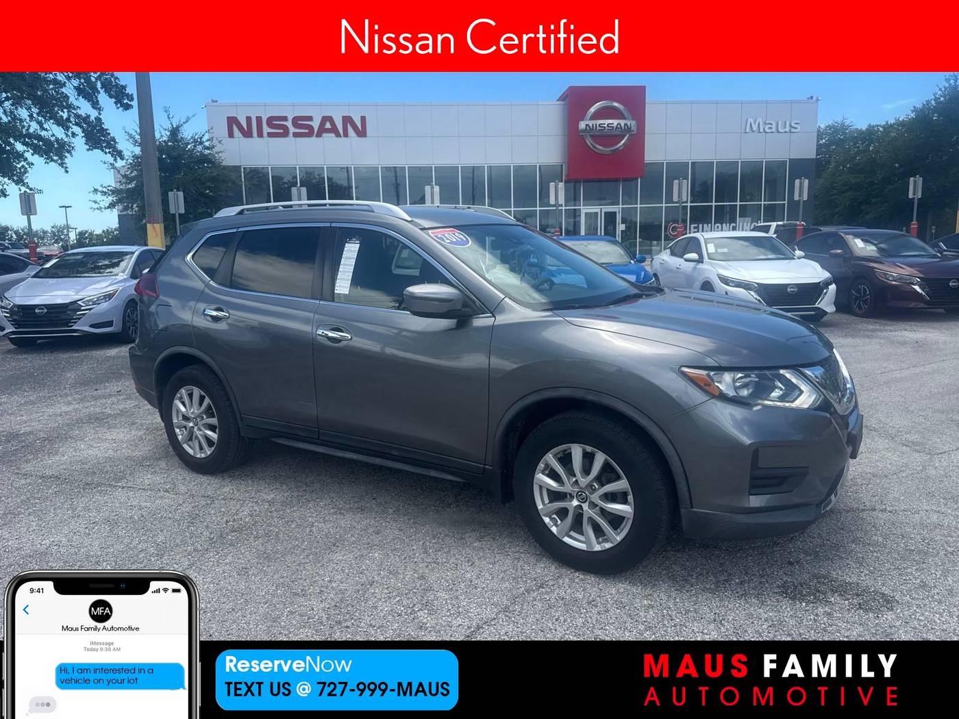 2019 Nissan Rogue SV — SUV — 50,284 mi — New Port Richey, FL