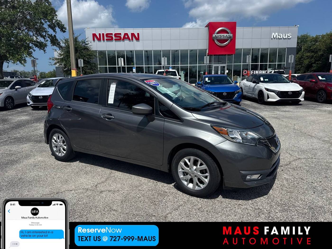 2017 Nissan Versa 1.6 SV — Hatchback — 23,864 mi — New Port Richey, FL