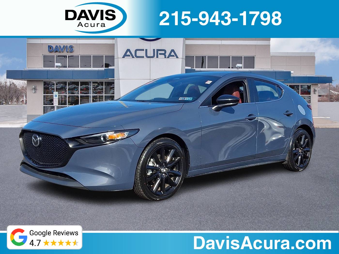 2024 Mazda Mazda3 Carbon Edition — Hatchback — 47,568 mi — Langhorne, PA