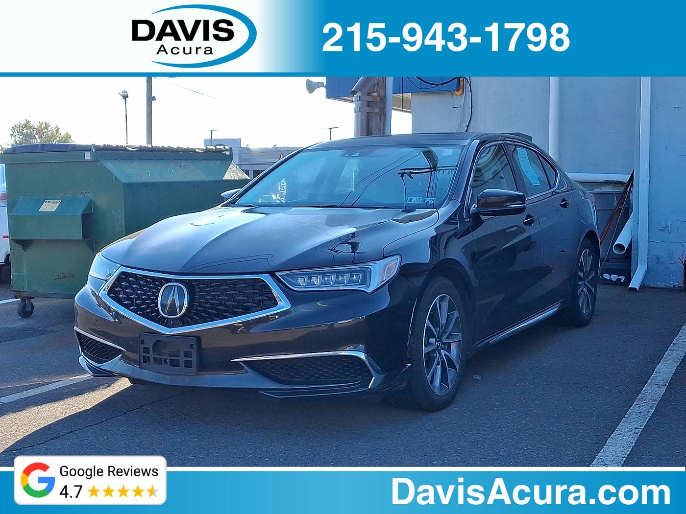 2018 Acura TLX Technology Package — Sedan — 117,276 mi — Langhorne, PA