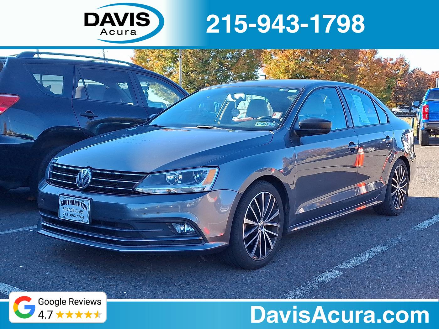 2016 Volkswagen Jetta 1.8T Sport — Sedan — 124,328 mi — Langhorne, PA