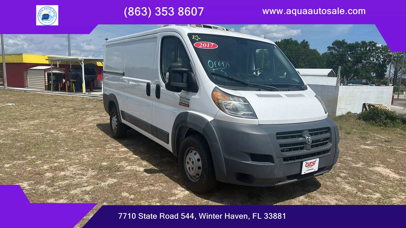 2017 Ram ProMaster Cargo Van 1500 — Cargo Van — 135,402 mi — Winter Haven, FL