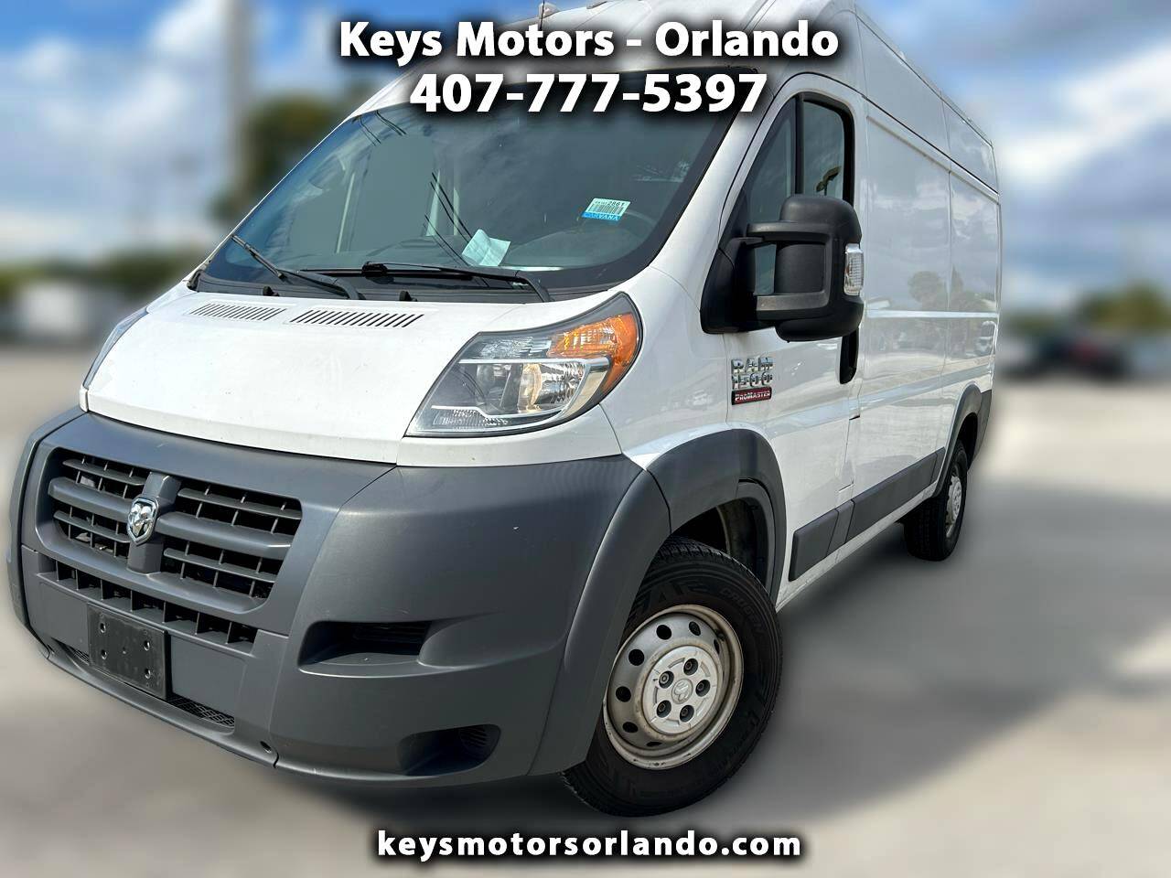 2018 Ram ProMaster Cargo Van 1500 — Cargo Van — 106,243 mi — Orlando, FL