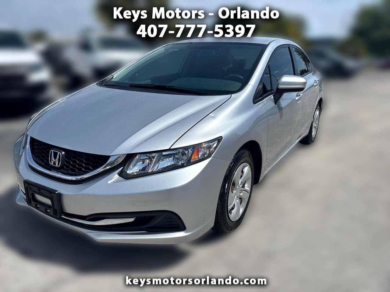 2015 Honda Civic LX — Sedan — 49,934 mi — Orlando, FL