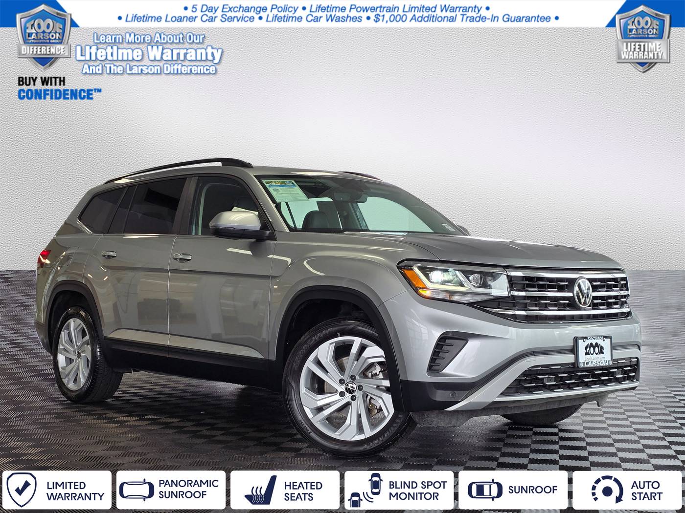 2022 Volkswagen Atlas SE with Technology — SUV — 50,288 mi — Tacoma, WA